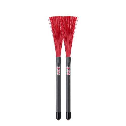 Flix Fibers Jazzbesen FFJ, Schlagzeug-Besen – Für Drums & Becken, Dark Blue