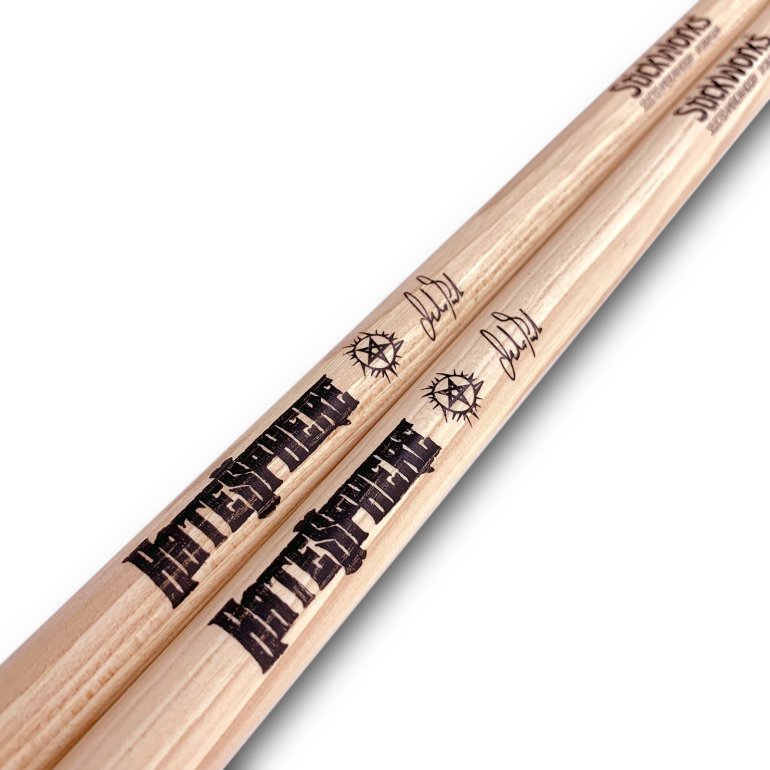 Drumsticks with custom logo