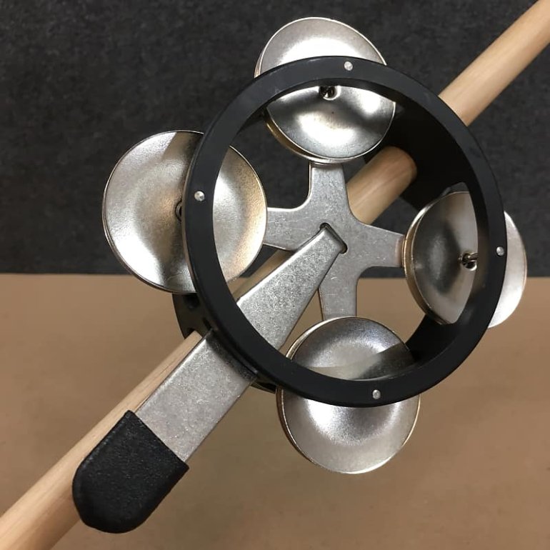 Jingle Mute Drumstick Tambourine