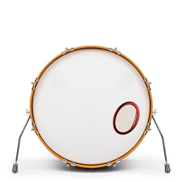 Bass Drum O's 6" Oval rød - CymbalONE