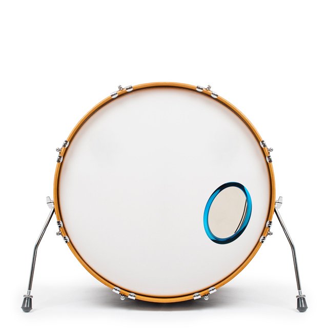 Bass Drum O's 6" Oval blå - CymbalONE
