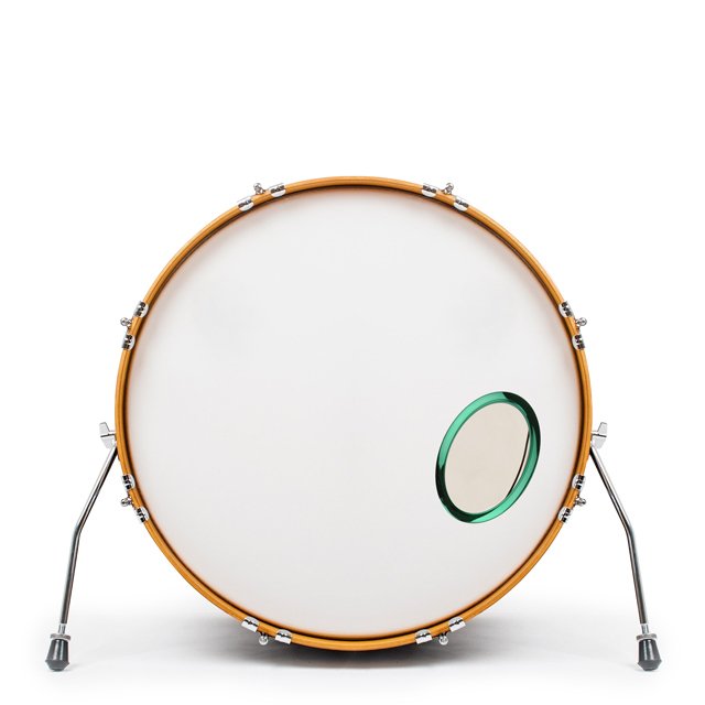 Bass Drum O's 6" Oval grøn - CymbalONE