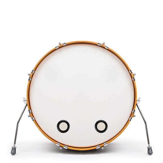 Bass drum skin with hole new arrivals