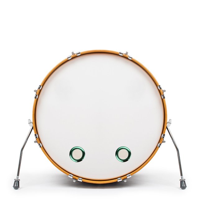 Bass Drum O's 2" grøn - CymbalONE