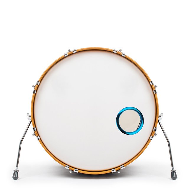 Bass Drum O's 4" blå - CymbalONE
