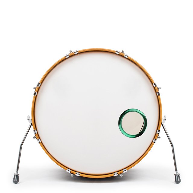 Bass Drum O's 4" grøn - CymbalONE