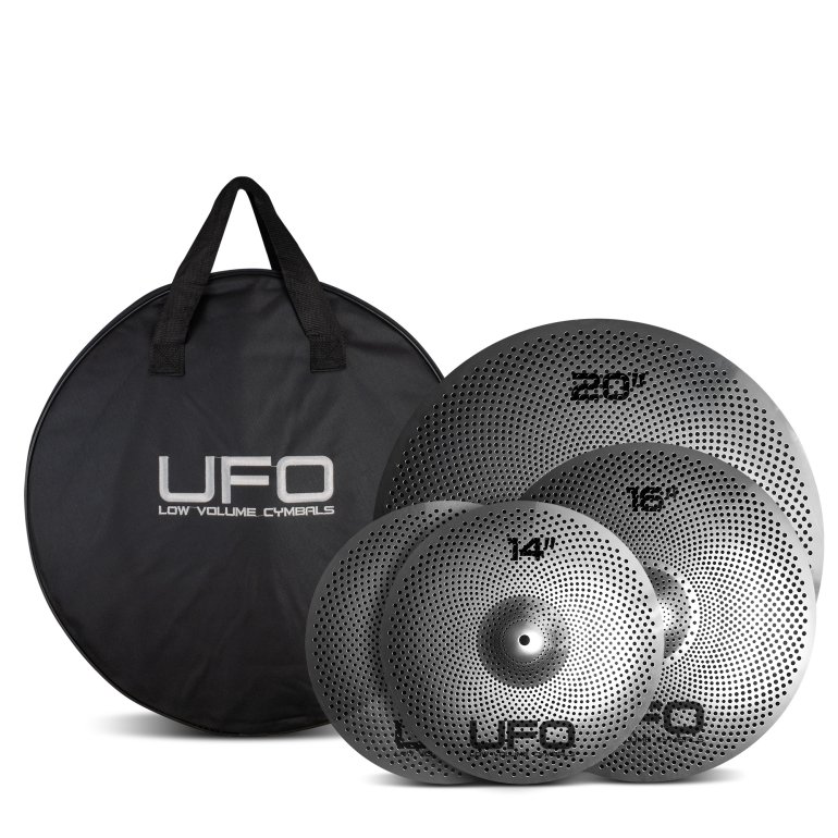 UFO low volume cymbal set bag included - CymbalONE