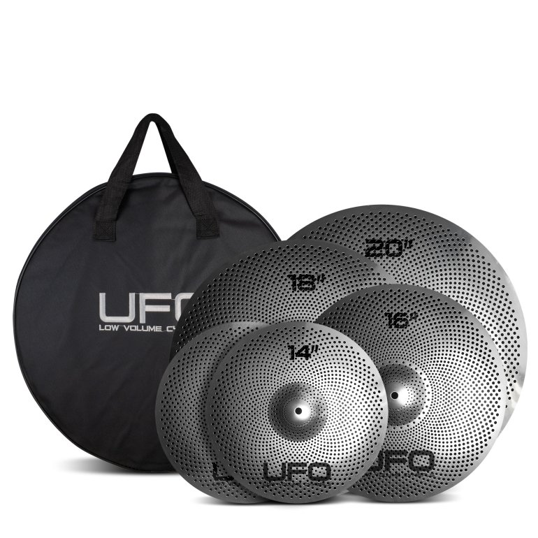 UFO low volume XL cymbal set bag included - CymbalONE