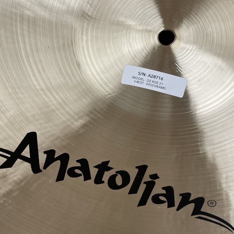 Anatolian Deniz - back side with logo and serial number