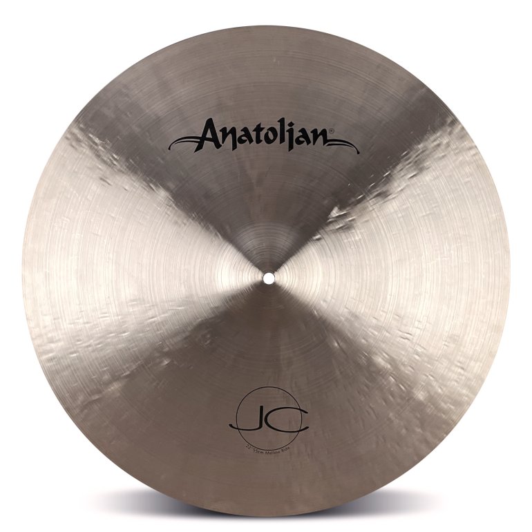 Anatolian JC Series 22" Mellow Ride - Seen from the front on a white background.