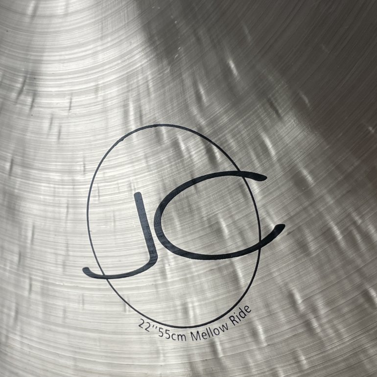 Anatolian JC Series 22" Mellow Ride - JC logo close up