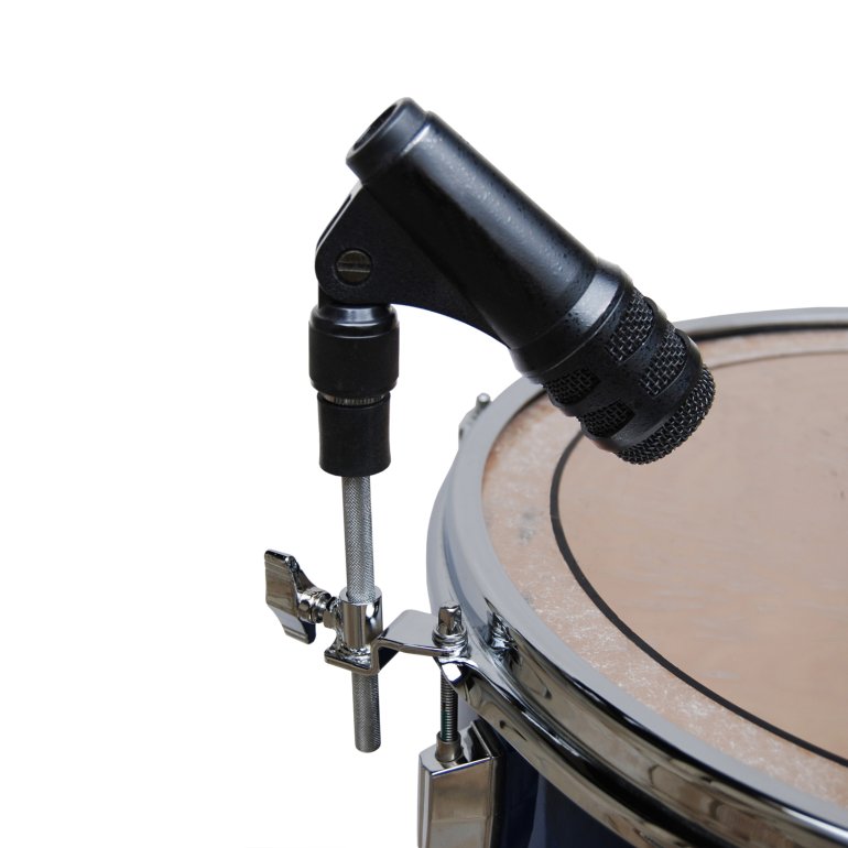 Mic Holders tomtom or  snare drum. Here shown on a tom tom. 