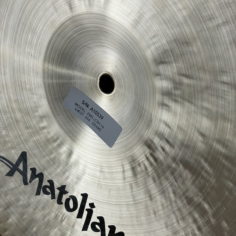 Anatolian Emotion 14" Light Crash - seen from behind