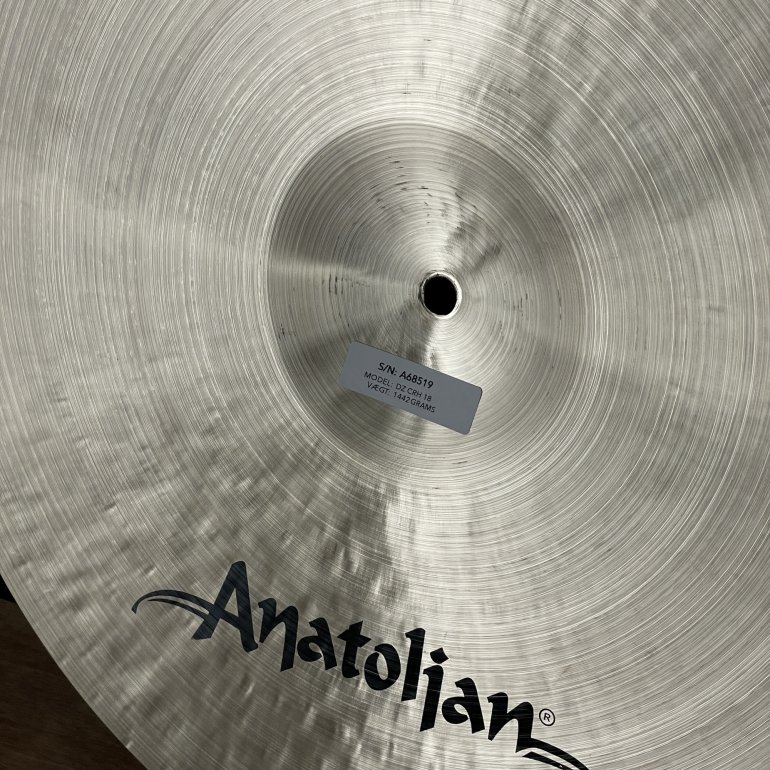 Anatolian Deniz 18" Crash - backside shown