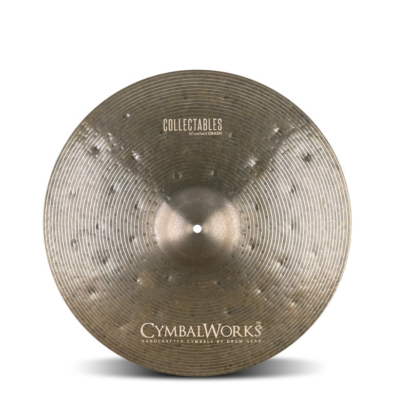 CymbalWorks Collectables 18" Vintage Crash - on a white background