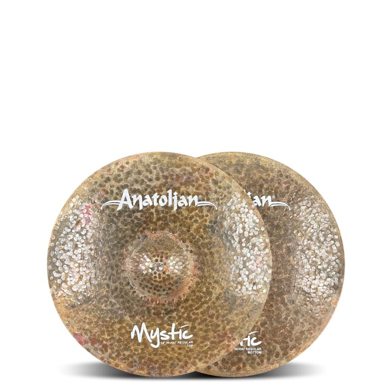 Anatolian Mystic 14" hihat shown on a white background.