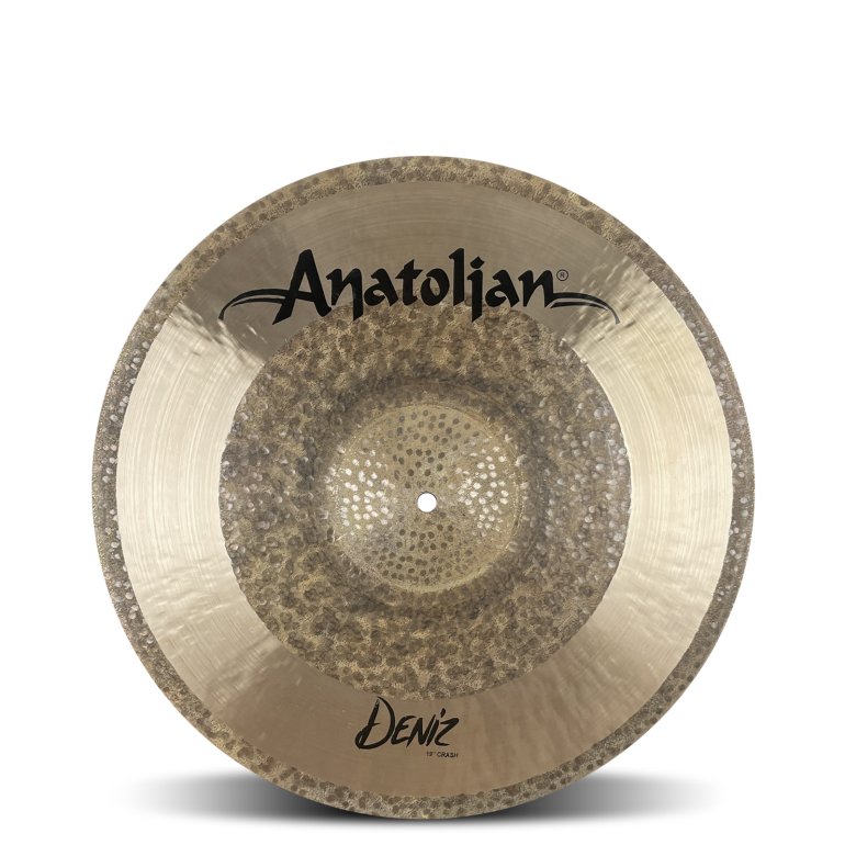 Anatolian Deniz 19" Crash - seen from the front on a white background