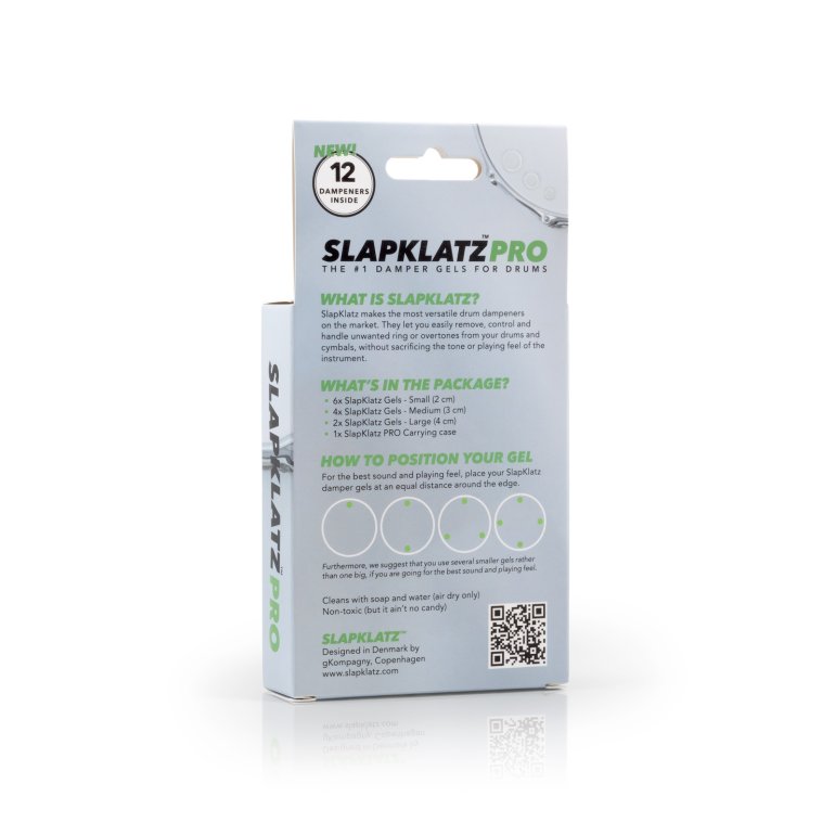 SlapKlat PRO clear - back of the package shown