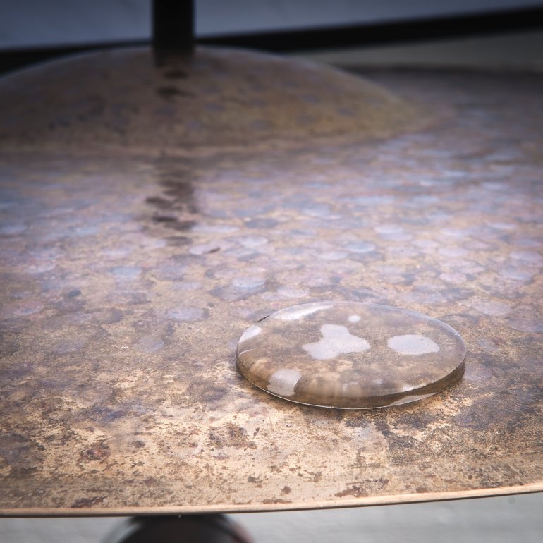 SlapKlatz shown on top of a cymbal surface.