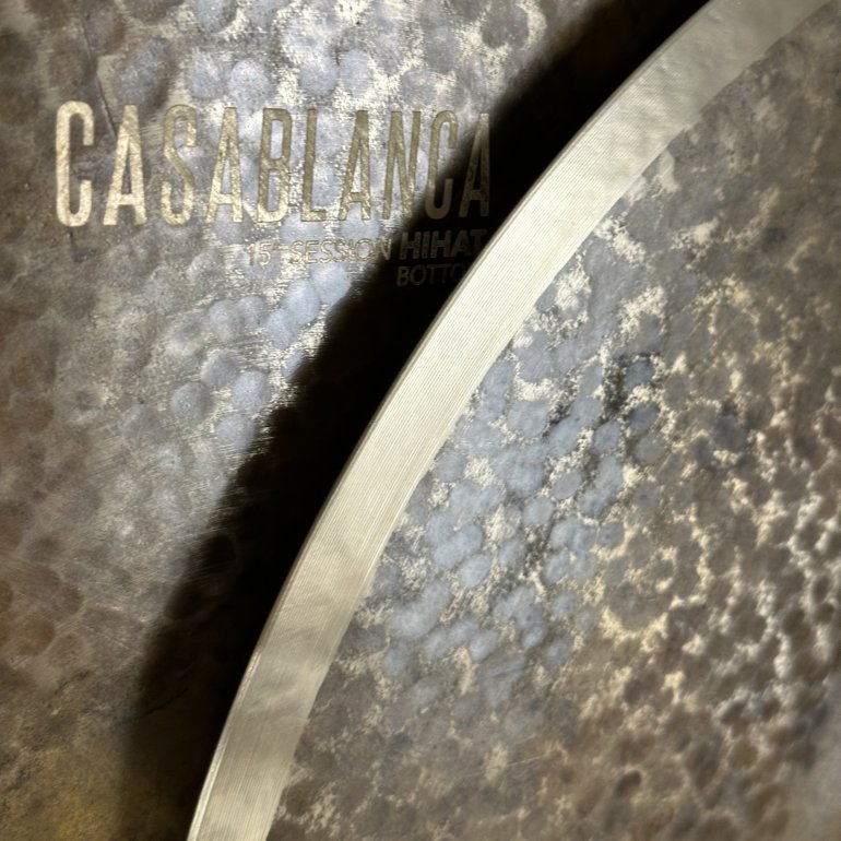 CymbalWorks Casablanca 15" Session Hihat - close up