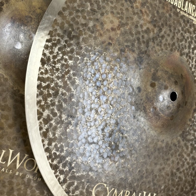 CymbalWorks Casablanca 15" Session Hihat - close up