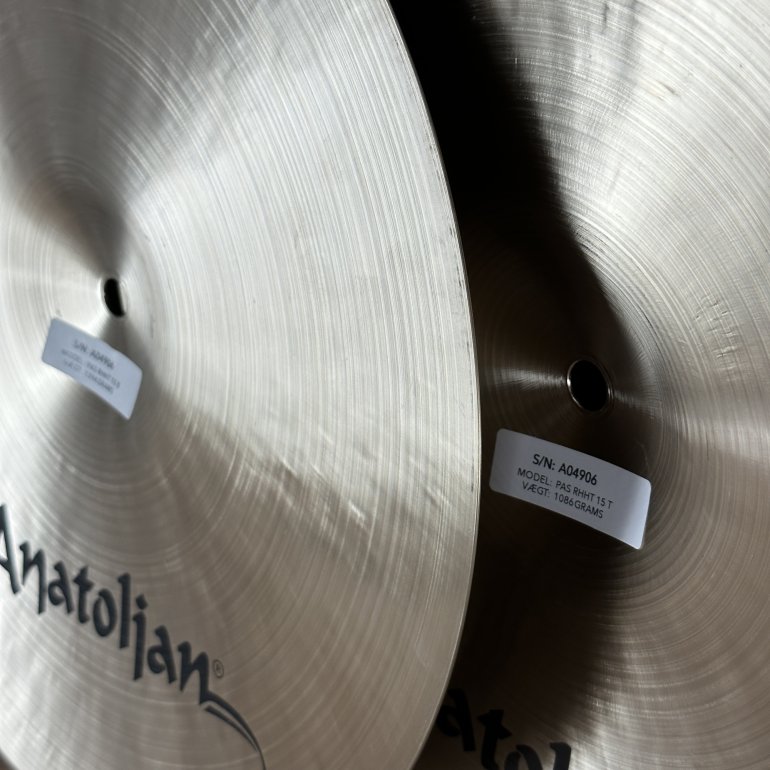 Anatolian Passion 15" Hihat - seen from behind