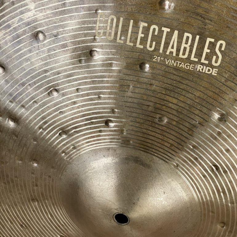 CymbalWorks Collectables 21" Vintage Ride - close up