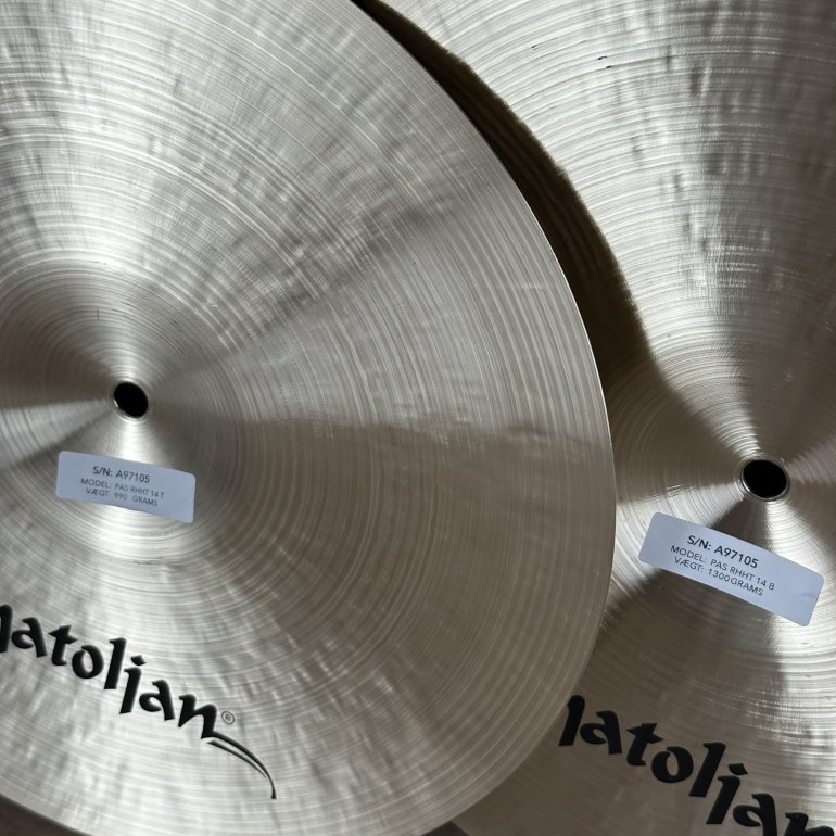 Anatolian Passion 14" Hihat - seen from behind