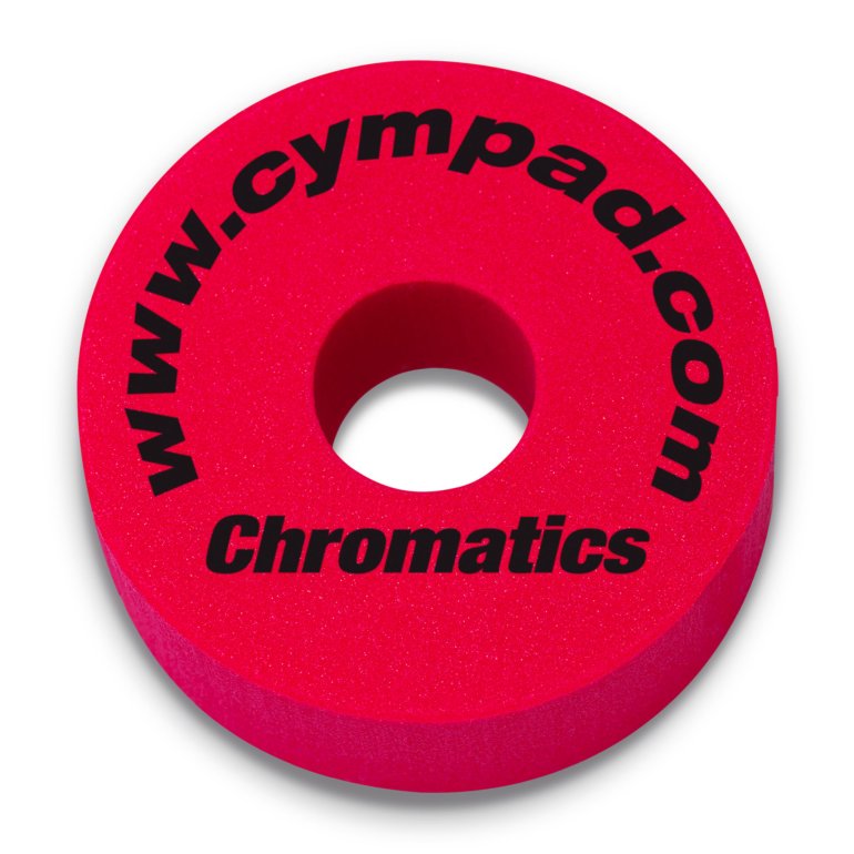 Cympad Chromatics in red - CymbalONE