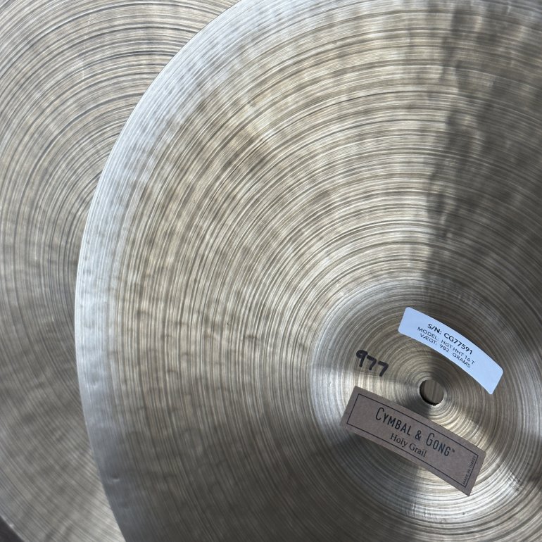 Cymbal & Gong Holy Grail 16" Hihat - backside