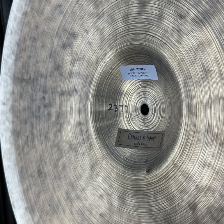 Cymbal and 2025 gong holy grail