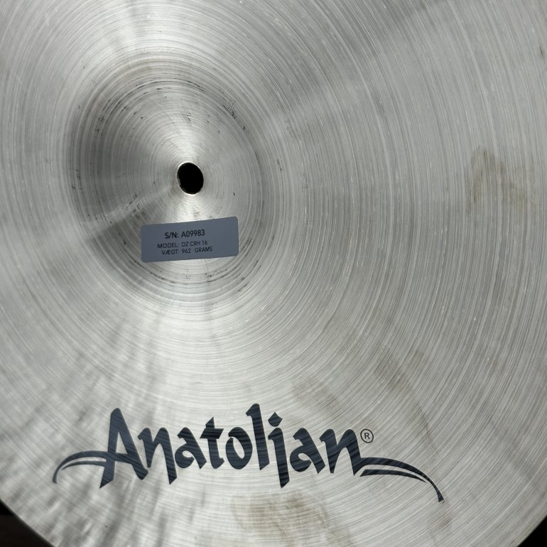 Anatolian Deniz 16" Crash