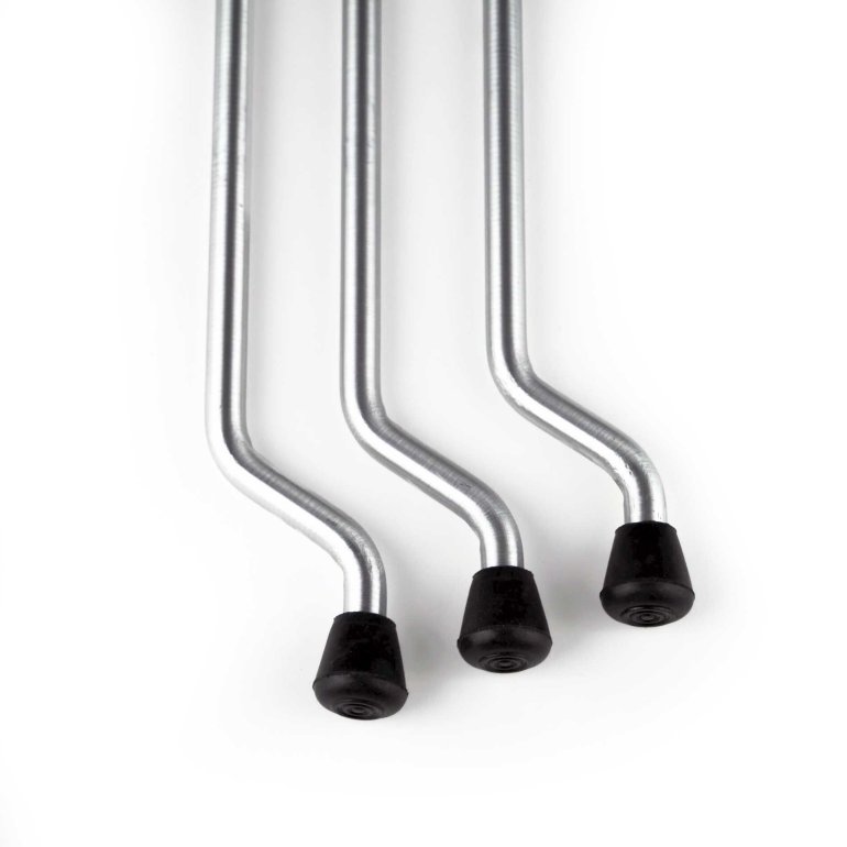 INDe Ultralight Floor Tom Legs - 12,7 mm shown with the bigger feet