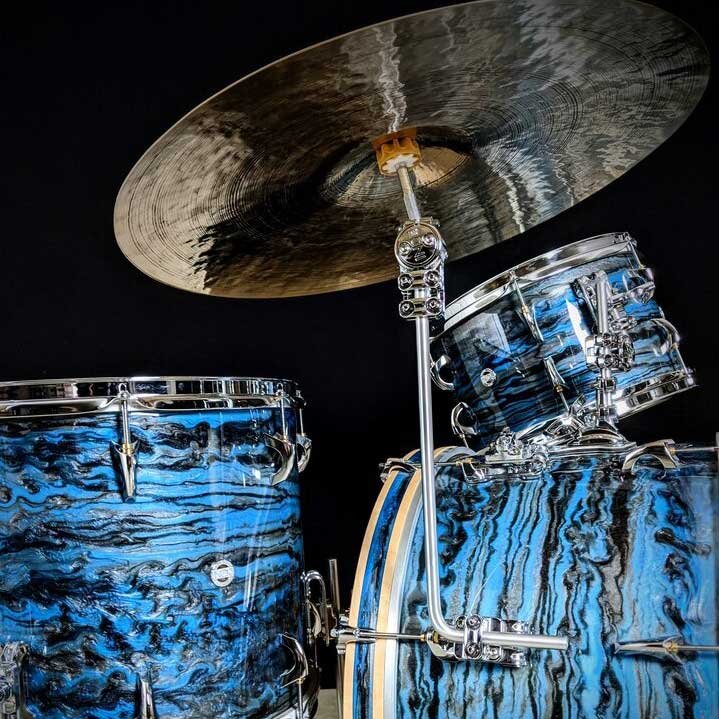INDe Drums - Cymbal Arm - on drum kit