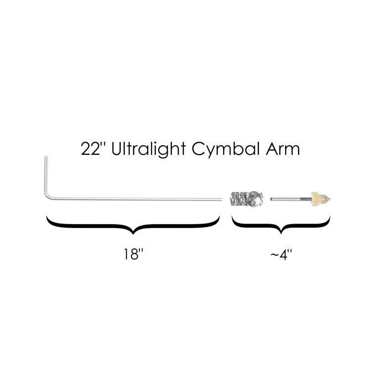 Cymbal Arm total length 22"