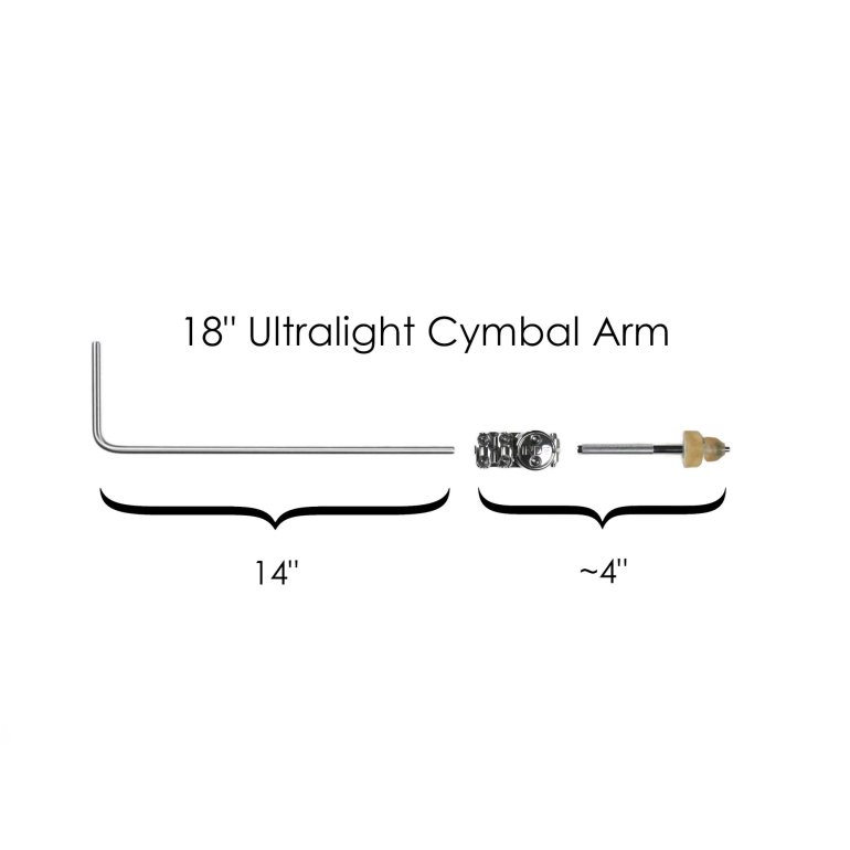 INDe - Cymbal Arm w/BR2 bracket - 18" version