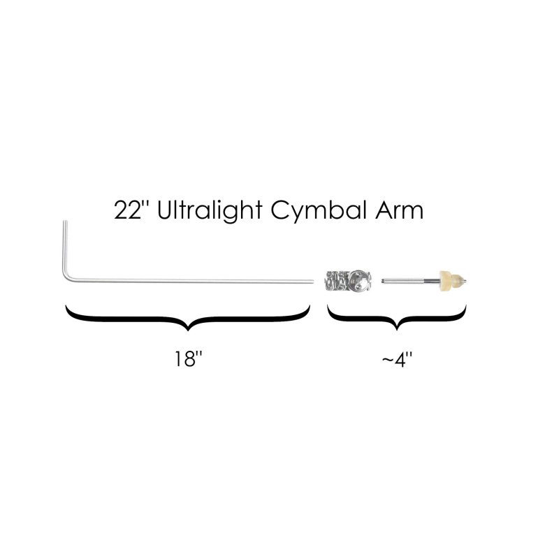 INDe - Cymbal Arm w/BR2 bracket - 22" version