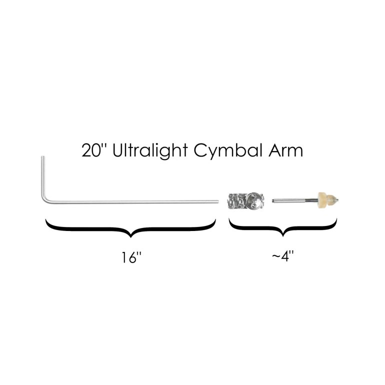 INDe - Cymbal Arm w/BR2XL bracket - 20"