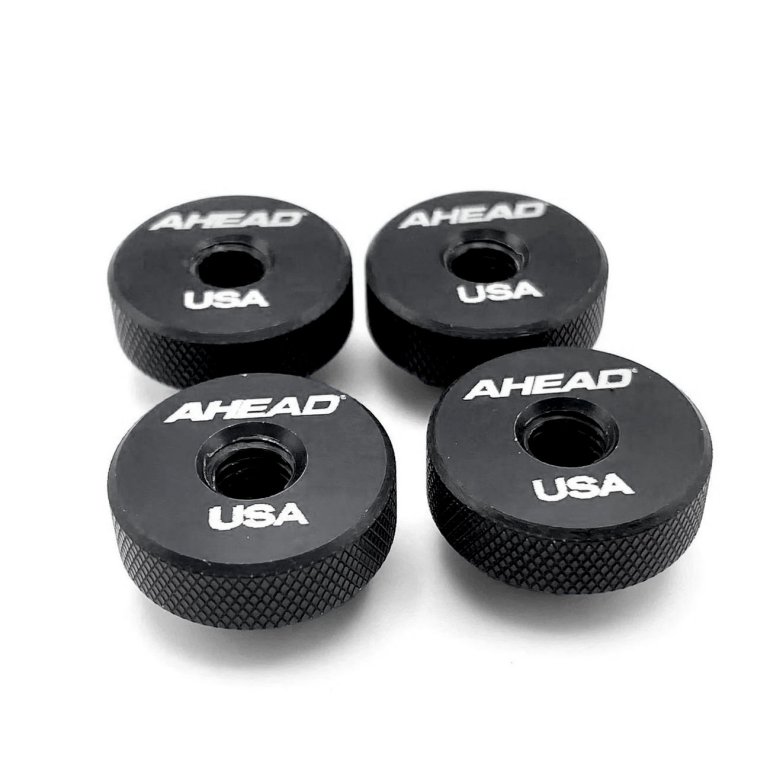 Ahead 8 mm. Speed Nuts (4 pack) - Black