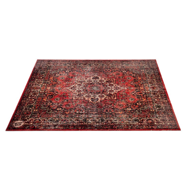 DRUMnBASE Vintage Persian Drum Mat - Original Red