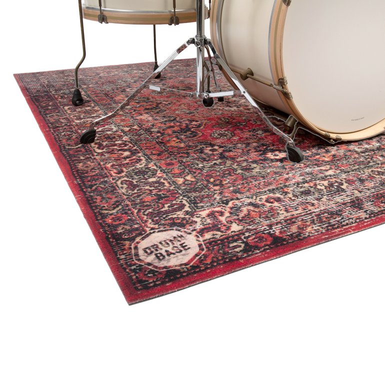 DRUMnBASE Vintage Persian Drum Mat - Original Red