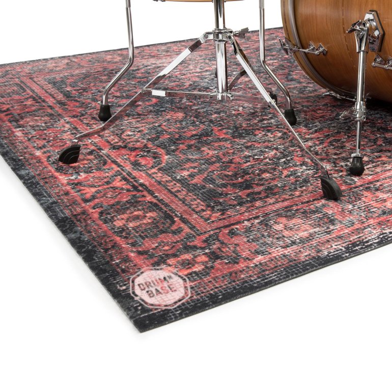 DRUMnBASE Vintage Persian Drum Mat - Black RedLagerbevægelser | Vis produkt