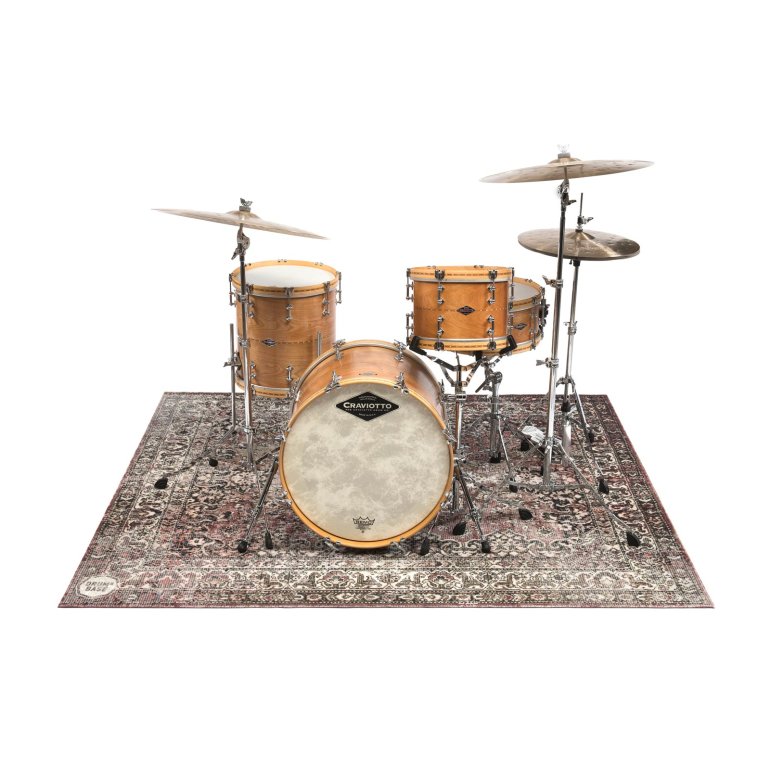 DRUMnBASE Vintage Persian Drum Mat - Classic Worn