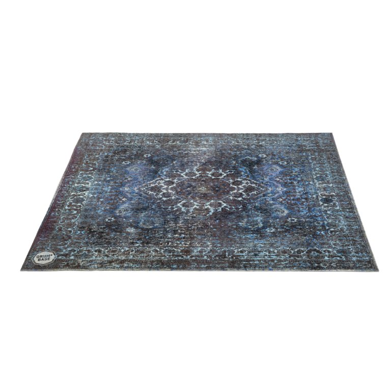 DRUMnBASE Vintage Persian Drum Mat - Blue