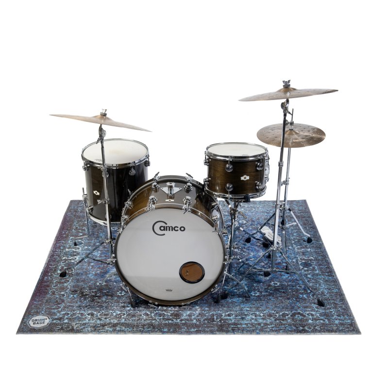 DRUMnBASE Vintage Persian Drum Mat - Blue