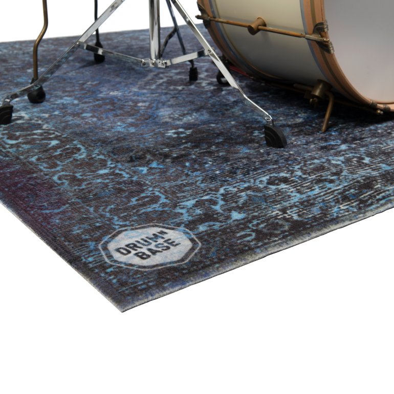 DRUMnBASE Vintage Persian Drum Mat - Blue