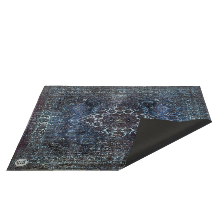DRUMnBASE Vintage Persian Drum Mat - Blue