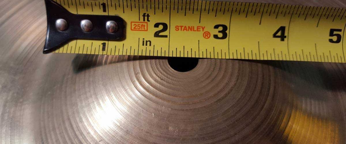 How to Measure the Diameter of a Cymbal